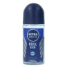 Nivea Men Cool Kick Déodorant Roll On 50ml - Fraîcheur Instantanée Kermatone