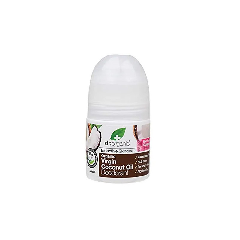Déodorant Naturel Huile de Coco - Dr Organic 50ml | Kermatone