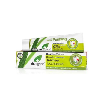 Dentifrice Dr Organic Tea Tree - Fraîcheur et Santé Dentaire - Kermatone