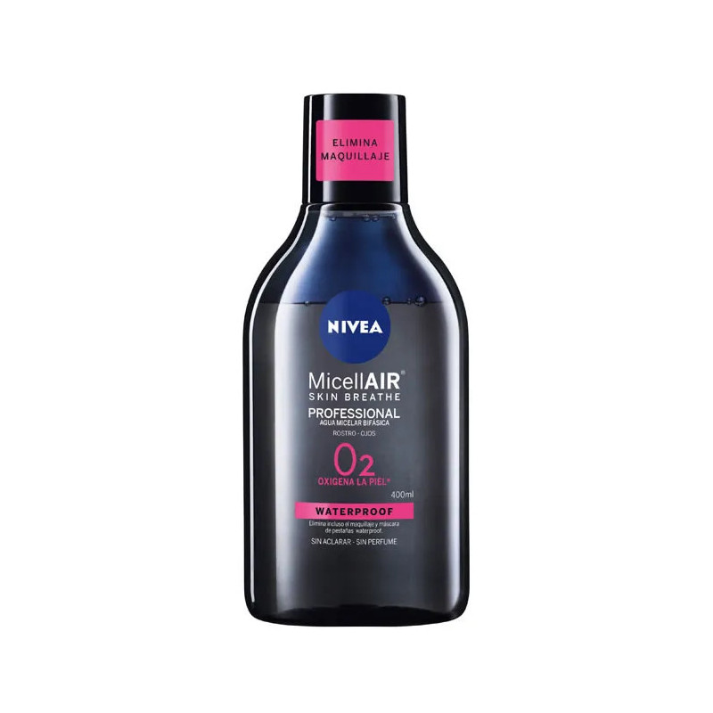 Nivea MicellAIR Eau Micellaire Waterproof - Démaquillez en douceur | Kermatone