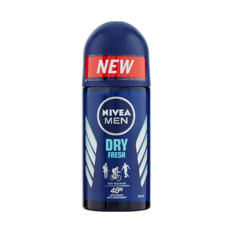 Nivea Men Déodorant Roll On 50ml | Fraîcheur Durable - Kermatone