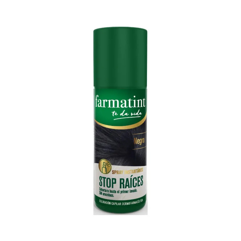 Couvrez vos racines avec Farmatint Spray Stop Racines Noir | Kermatone