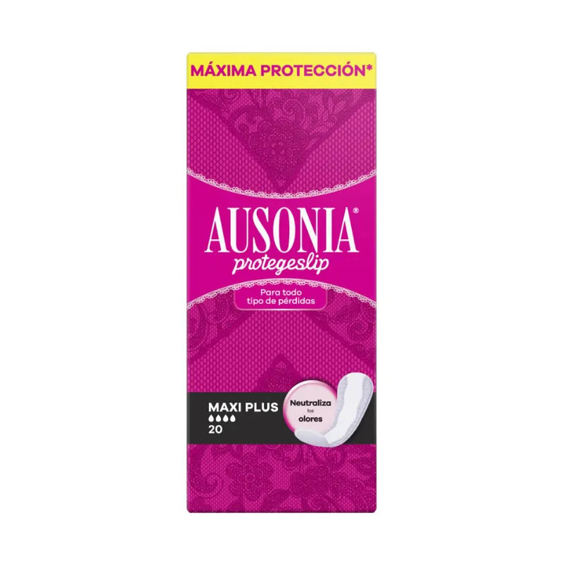 Ausonia Protège-Slip Maxiplus - Absorption et Confort | Kermatone