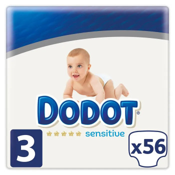Couches Dodot Sensitive T-3 - Protection Douceur Bébé | Kermatone