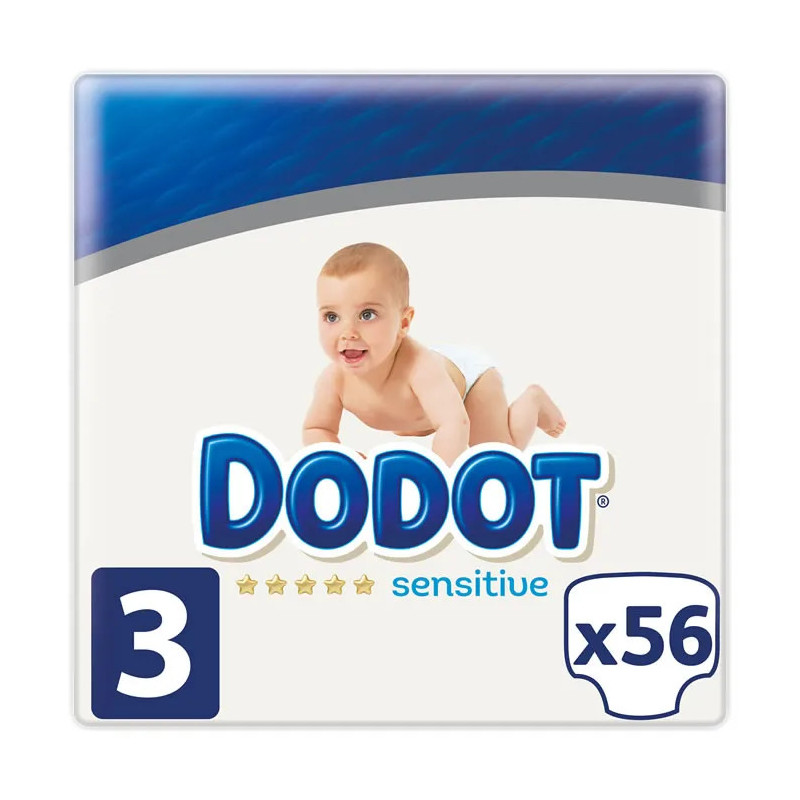 Couches Dodot Sensitive T-3 - Protection Douceur Bébé | Kermatone