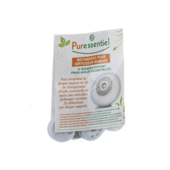 Recharge Diffuseur Nomad 10 Unités Puressentiel - Kermatone