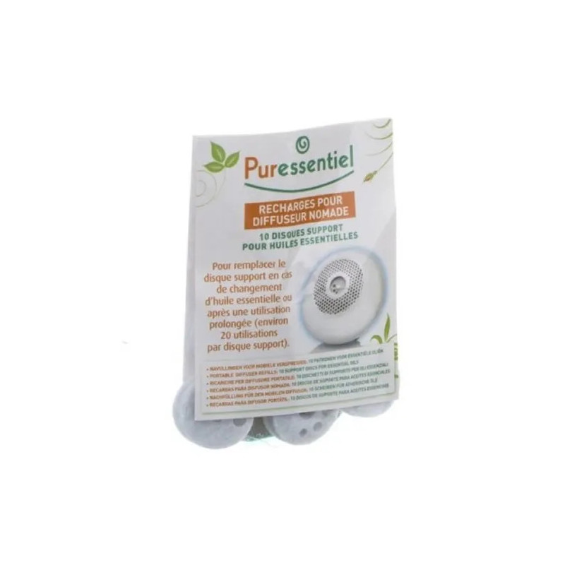 Recharge Diffuseur Nomad 10 Unités Puressentiel - Kermatone