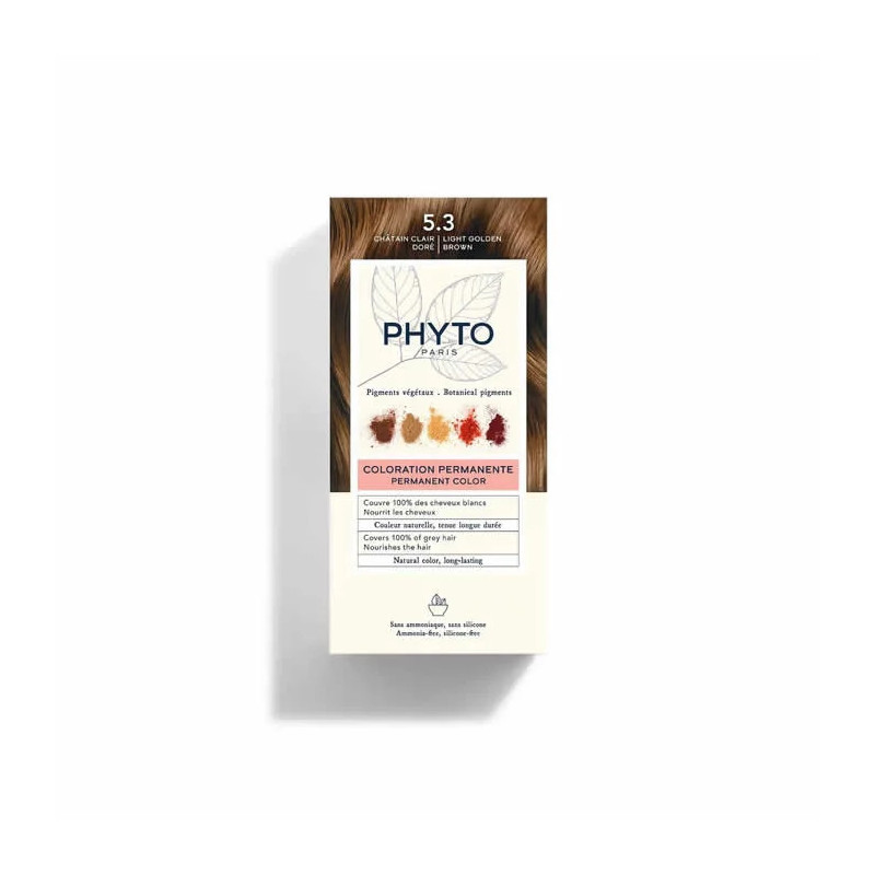 Phyto Hair Colour 5.3 Châtain Clair Doré - Kermatone