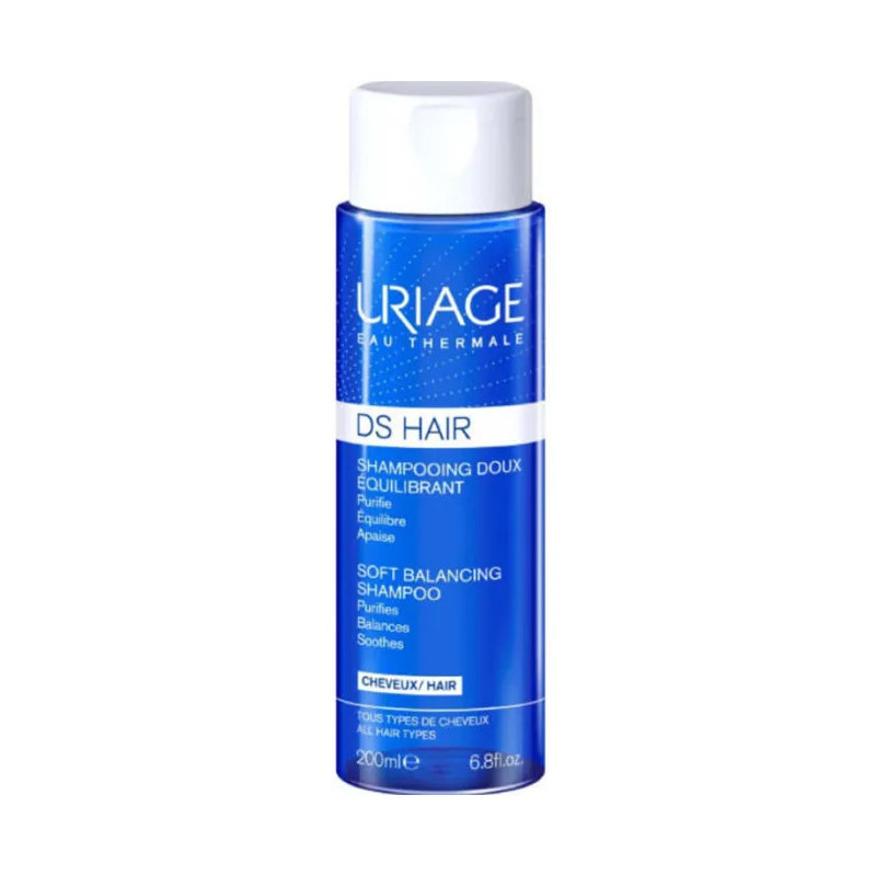 Shampooing Doux Équilibrant Uriage Ds Hair 200ml | Kermatone