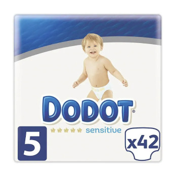 Lingettes Dodot Sensitive T-5 - Hypoallergéniques | Kermatone