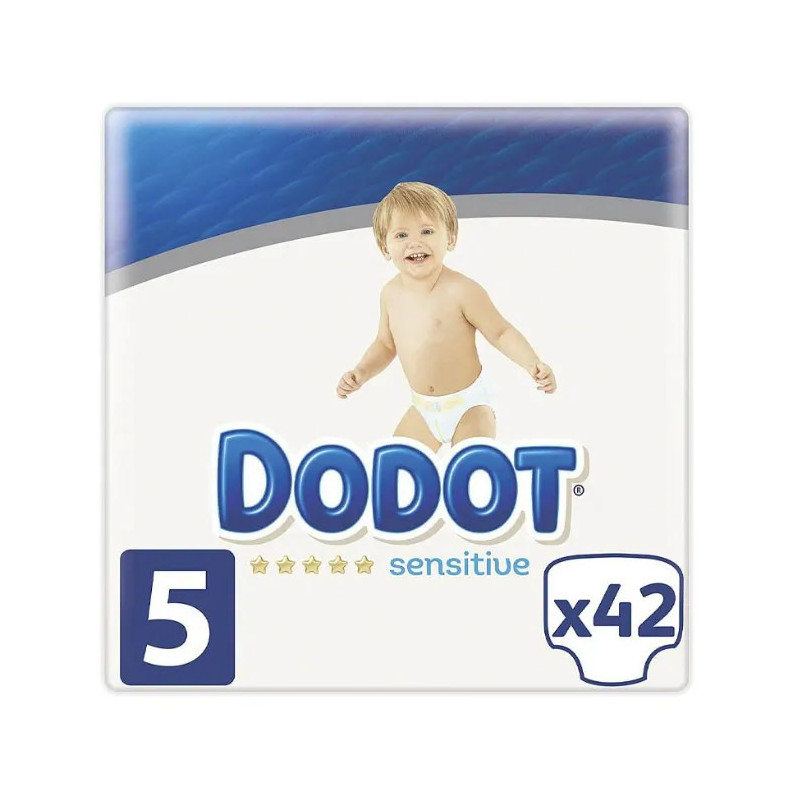 Lingettes Dodot Sensitive T-5 - Hypoallergéniques | Kermatone