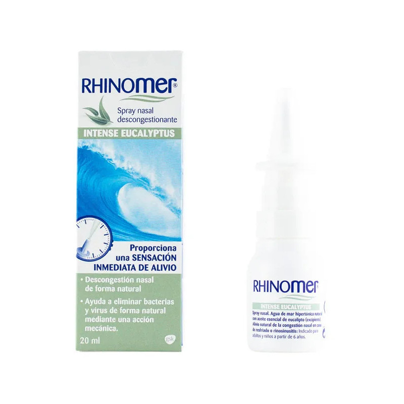 Rhinomer Intense Eucalyptus 20ml - Soulagement Respiratoire | Kermatone