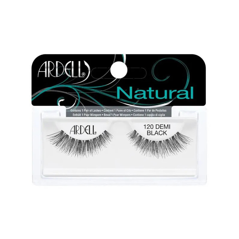 Cils Ardell Natural Faux 120 Demi Black - Kermatone