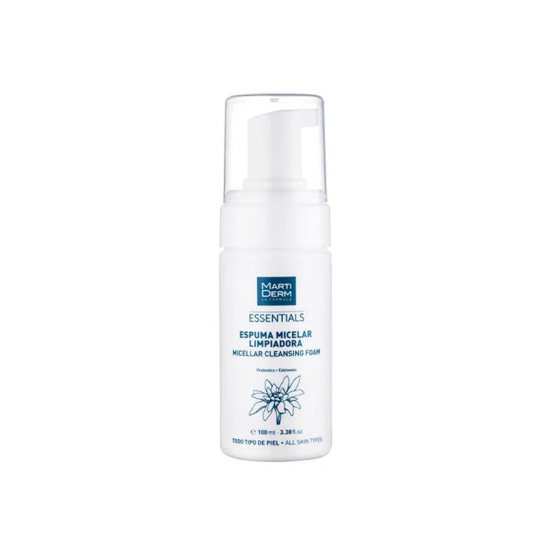 Mousse Nettoyante Micellaire Martiderm Essentials 100ml - Kermatone