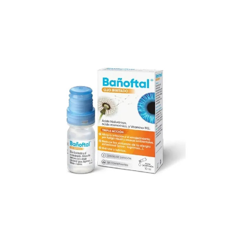 Bañoftal Oeil Irrité Triple Action 10ml - Kermatone