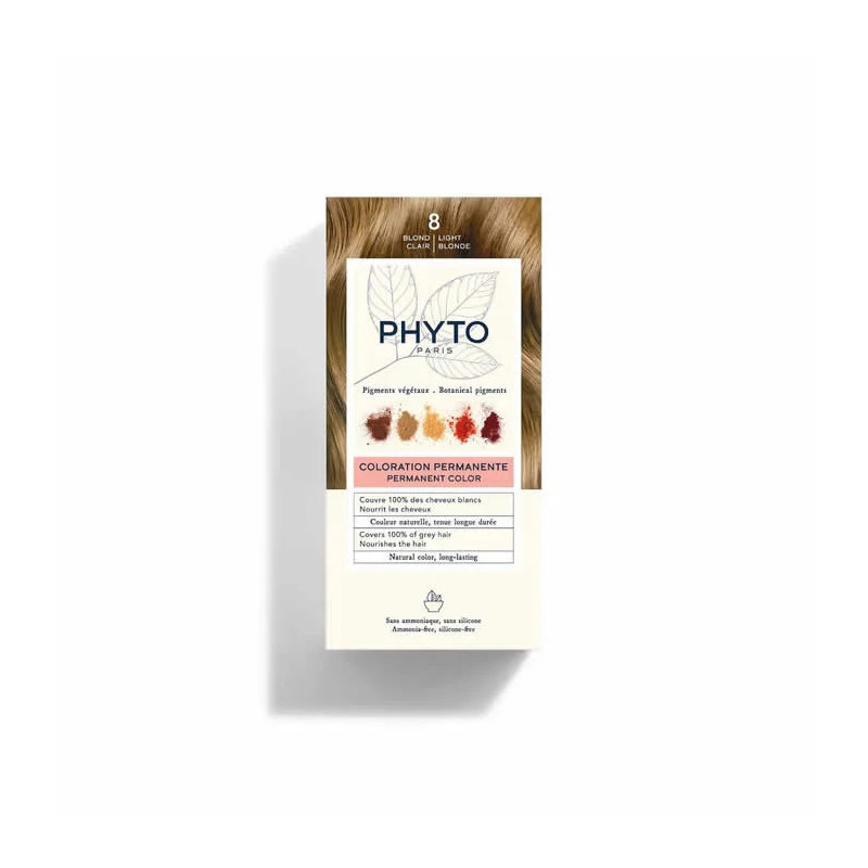Phyto Hair Colour 8 Blond Clair - Coloration Naturelle Kermatone