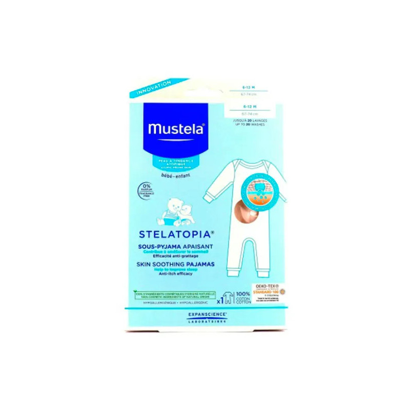 Mustela Pyjama Apaisant Stelatopia - Crème Bébé Kermatone