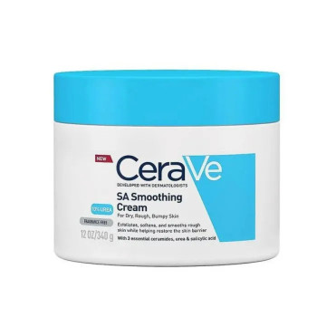 CeraVe SA Smoothing Cream - Peau Douce & Hydratée | Kermatone
