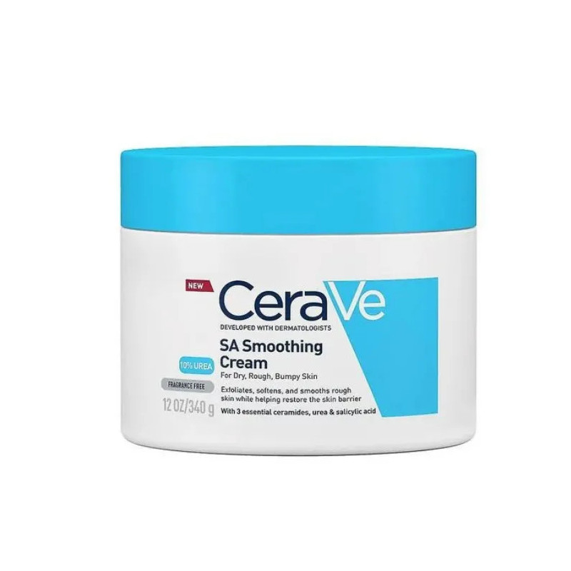 CeraVe SA Smoothing Cream - Peau Douce & Hydratée | Kermatone
