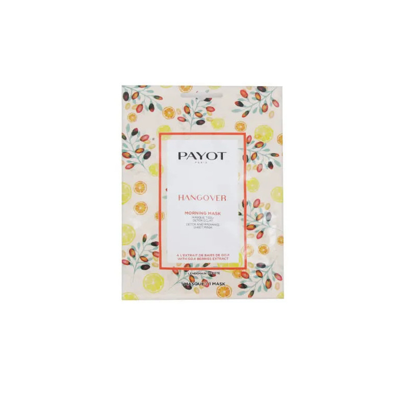 Payot Hangover Masque Tissu Détox Éclat - Instant Éclat Kermatone