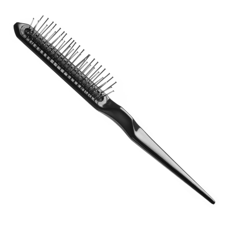 Peigne en Métal Noir Eurostil - Volume & Texture Kermatone