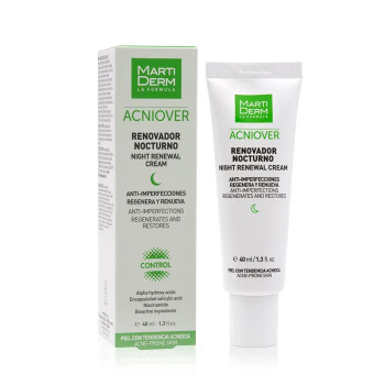 MartiDerm Acniover Night Renewal 40ml - Soin Nuit Kermatone