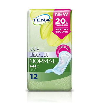 Tena Lady Normal Discreet 12 unités - Confort et discrétion | Kermatone