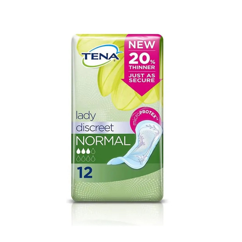 Tena Lady Normal Discreet 12 unités - Confort et discrétion | Kermatone