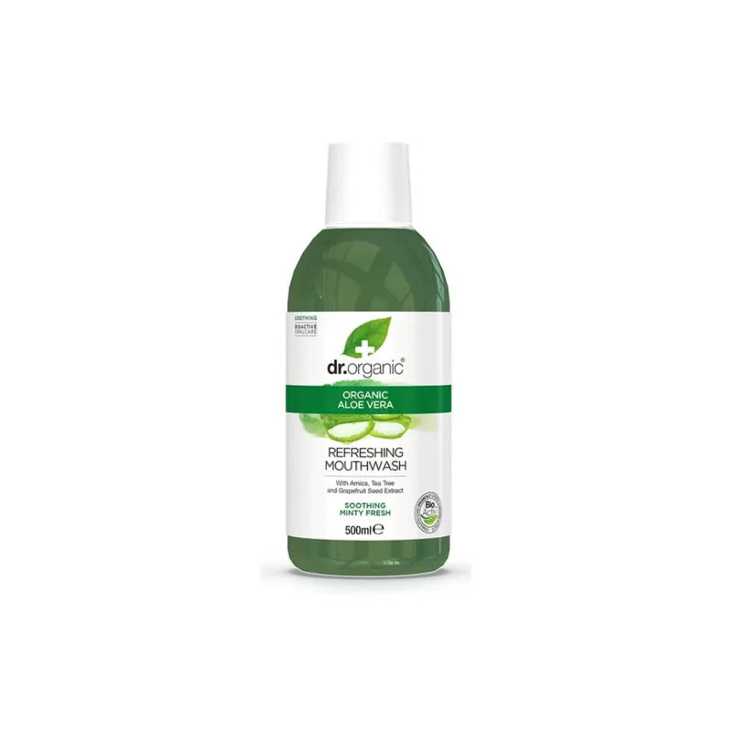 Bain de Bouche Aloe Vera Dr. Organic - Fraîcheur & Soin | Kermatone