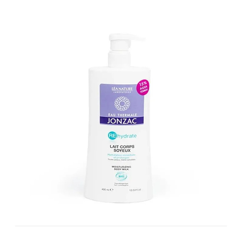 Jonzac Rehydrate Lait Hydratant Soyeux Corps 400ml | Kermatone