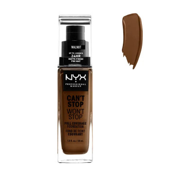 Fond de teint Nyx Can't Stop Won't Stop - Noisette Kermatone