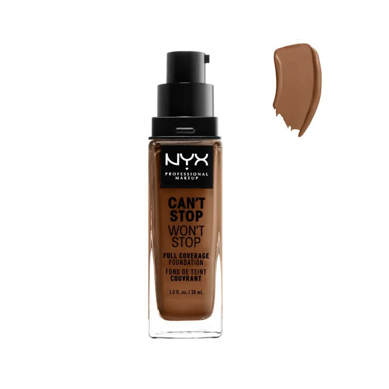 Fond de Teint Nyx Can't Stop Won't Stop - Couvrance Totale Kermatone