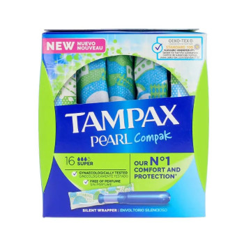 Tampax Pearl Super 18 unités - Confiance et confort | Kermatone