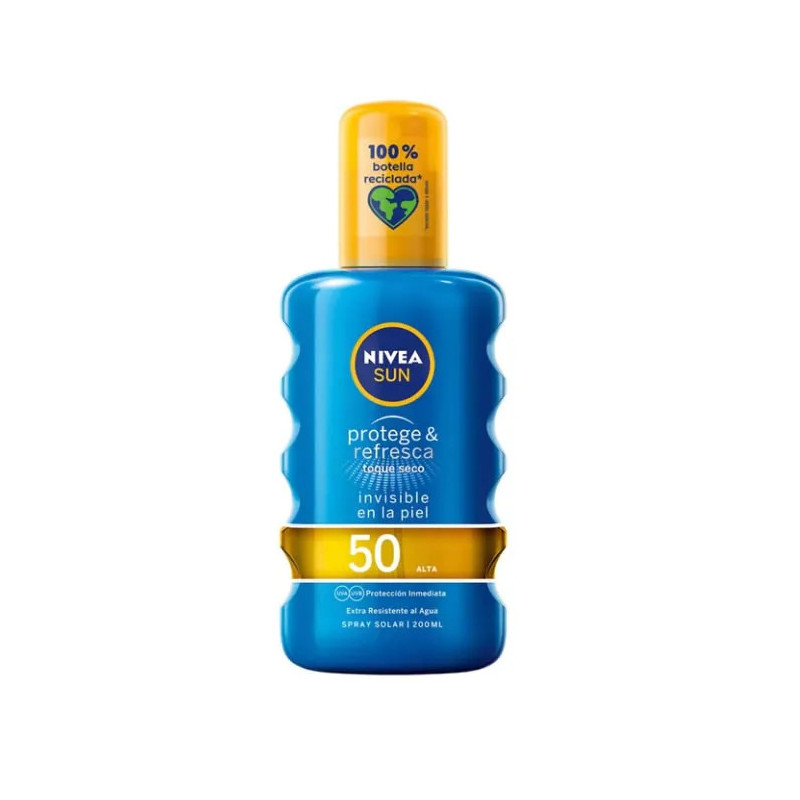 Nivea Spray Solaire SPF50 - Protection et Fraîcheur | Kermatone