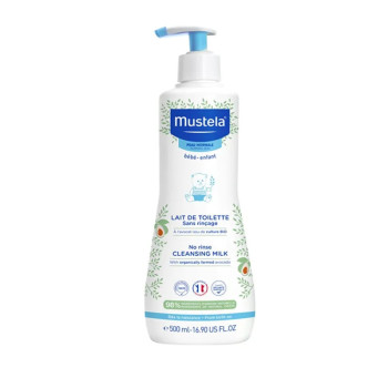 Mustela Lotion Nettoyante 500ml - Douceur pour Bébé | Kermatone