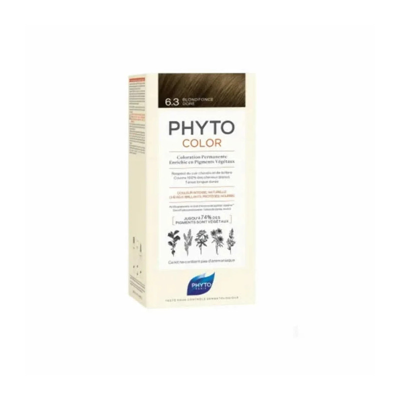 Phyto Hair Colour 6.3 Blond Foncé Doré - Kermatone