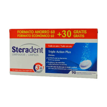 Steradent Triple Action Plus - Protégez vos prothèses | Kermatone