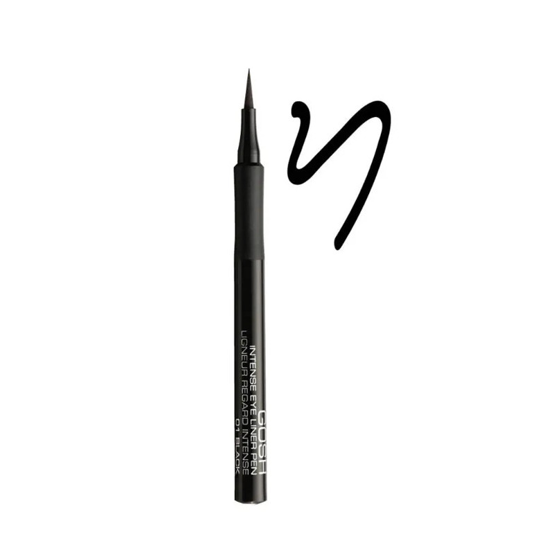 Gosh Intense Eyeliner Pen 01 Black - Éclat et Précision | Kermatone