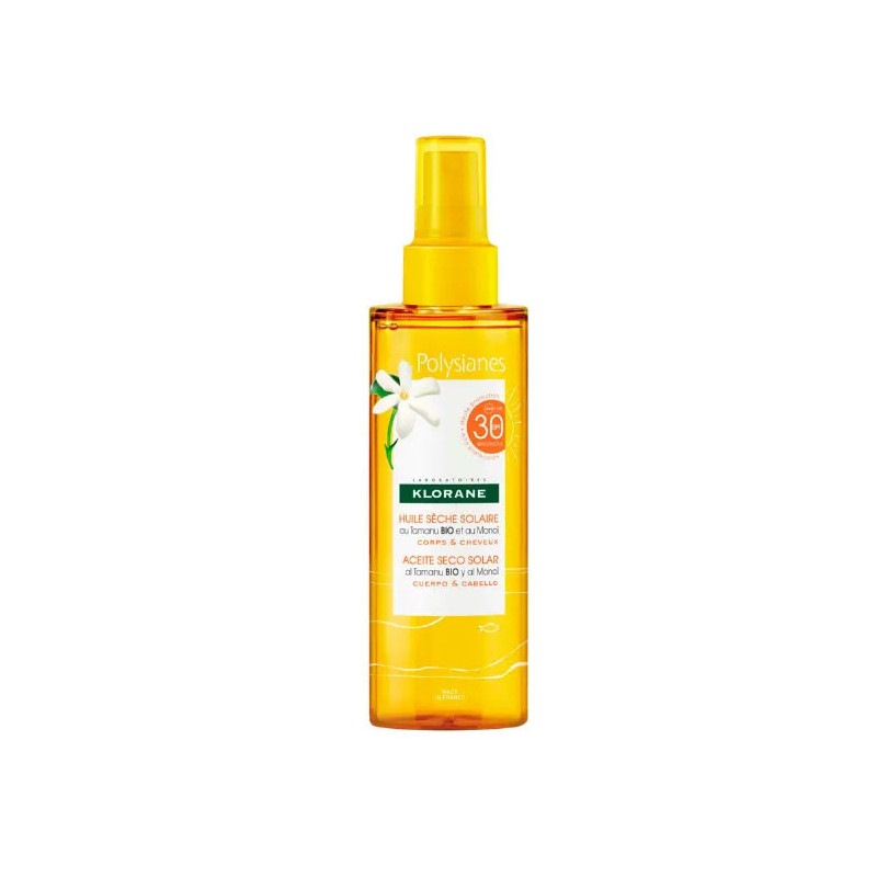 Polysianes Huile Solaire SPF30 - Protection & Hydratation | Kermatone