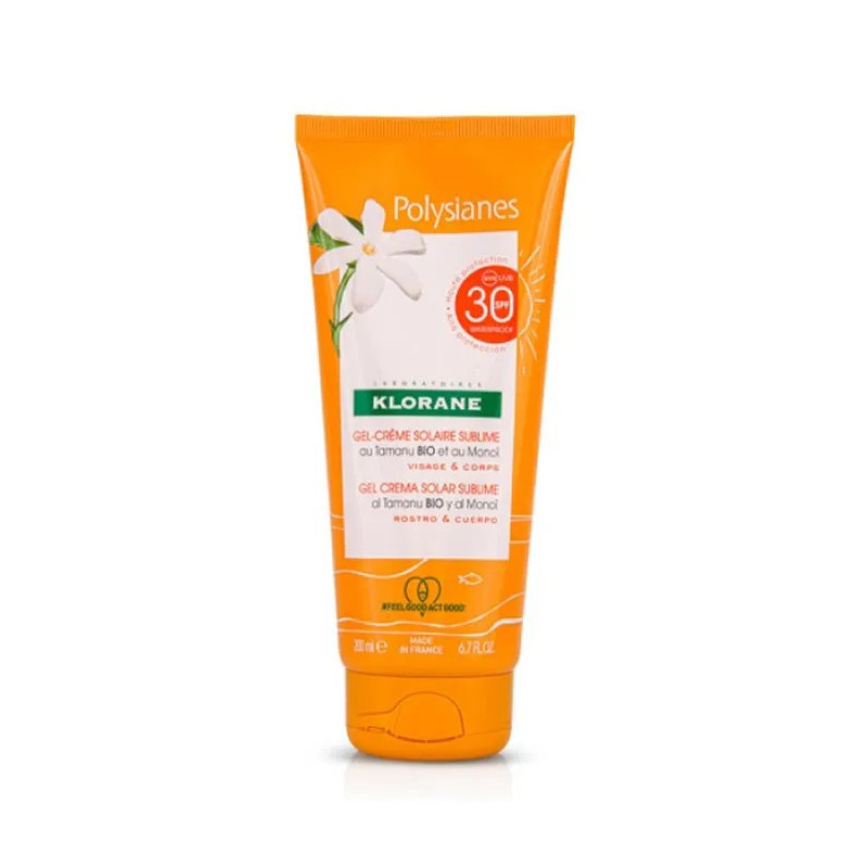 Klorane Gel Crème Solaire Sublime SPF30 - Protection & Hydratation | Kermatone