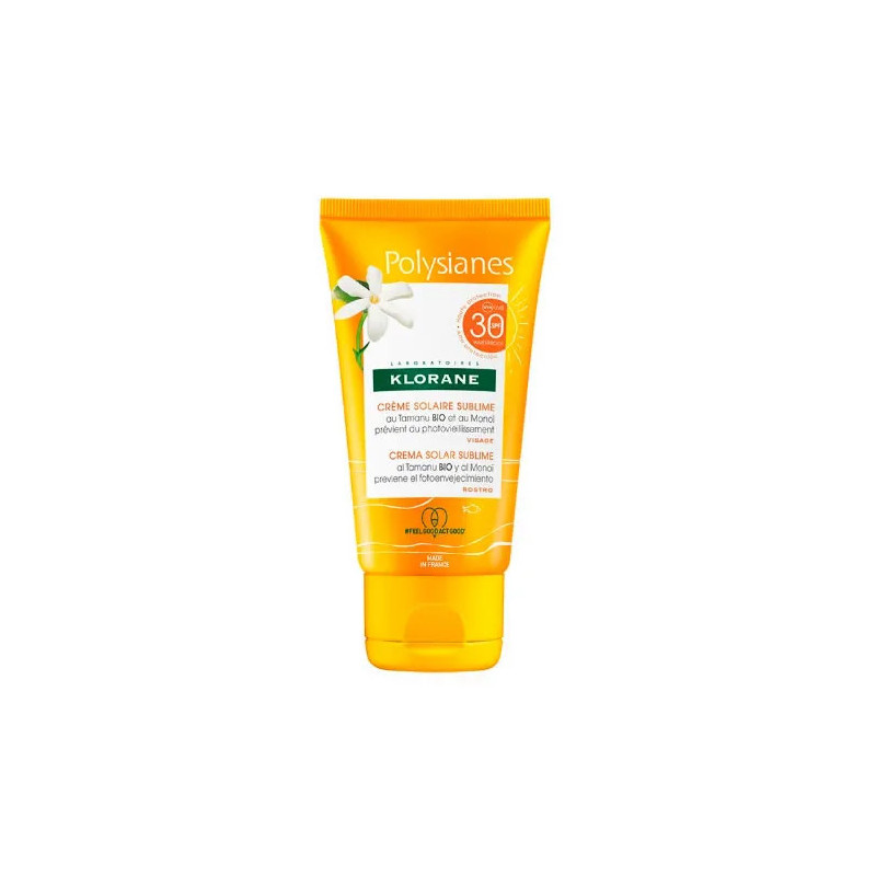 Polysianes Crème Solaire Visage SPF30 - Protection Éclatante | Kermatone