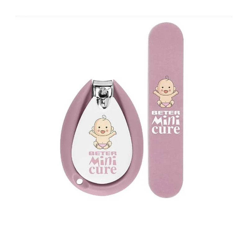 Beter Baby Minicure Duo Kit Pink - Soin Ongles Bébé | Kermatone